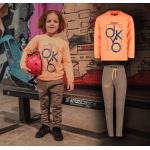 4President Sweater Nev Neon Orange